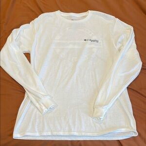 Columbia Men's White Long Sleeve Shirt